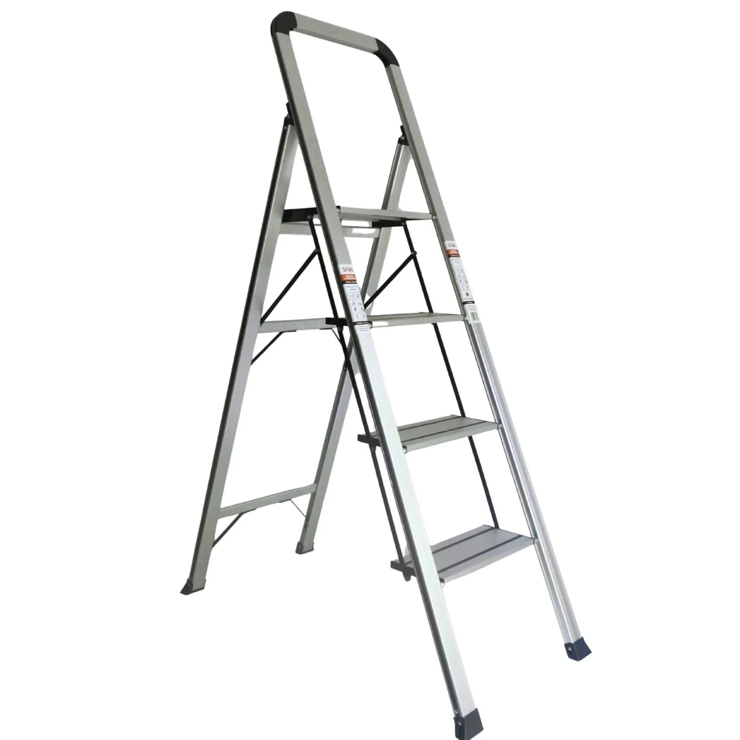 Skiva Slim Drabina aluminiowa 4-stopniowa jednostronna