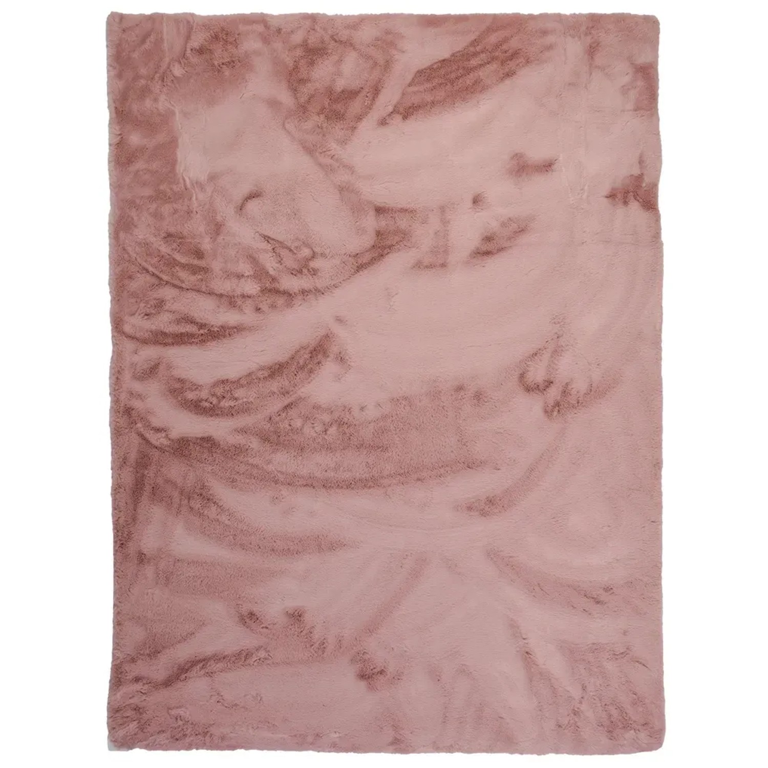 Indavo Dywan RABBIT-FUR 80 x 140 cm pudrowy róż