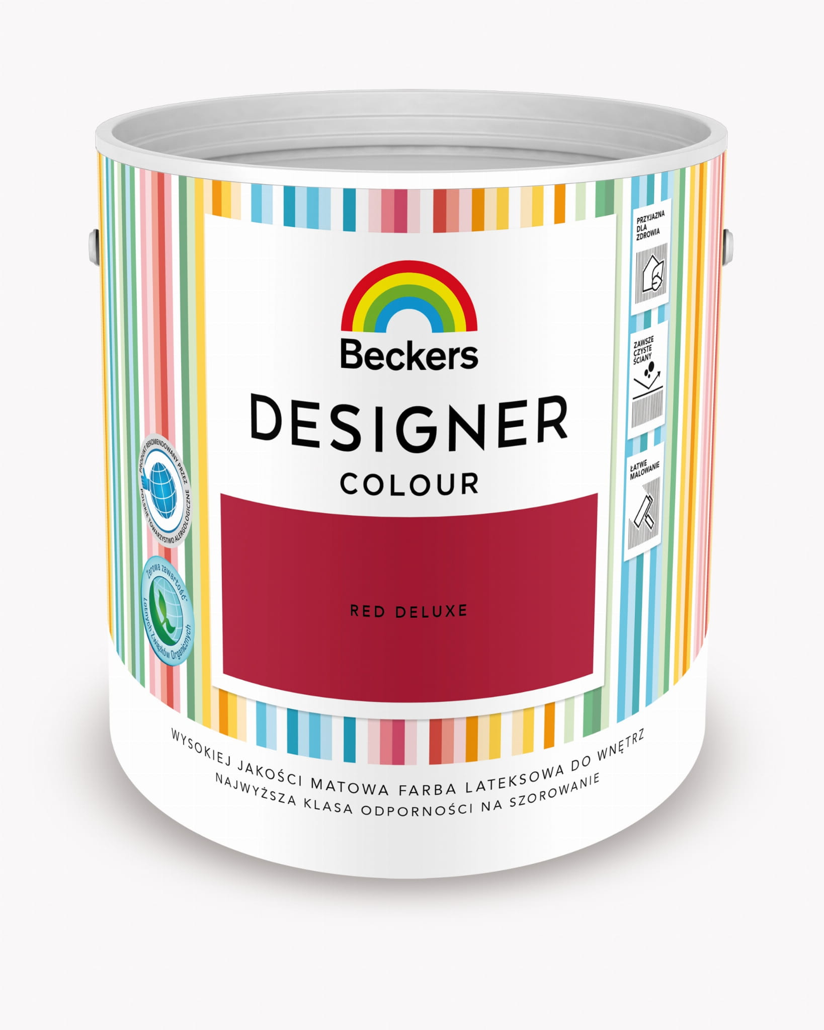 FARBA LATEKSOWA BECKERS DESIGNER RED DELUXE 2,5 L