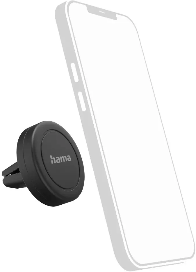 Uchwyt na telefon do samochodu Hama Magnet Vent, magnetyczny, czarny