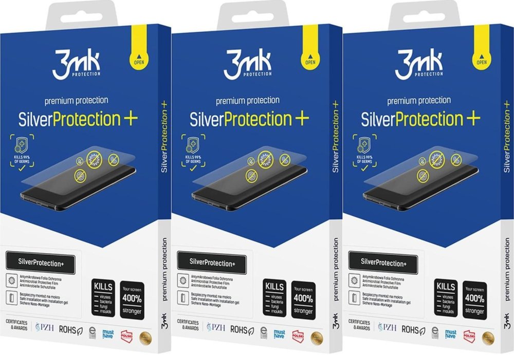3x Folia ochronna na telefon 3mk SilverProtection+, do Samsung Galaxy S26 Ultra
