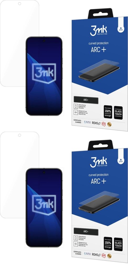2x Folia ochronna na telefon 3mk ARC+, do Google Pixel 10/ Google Pixel 10 Pro