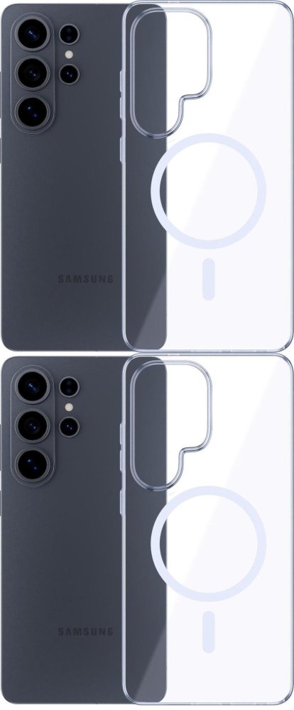 2x Etui na telefon 3mk Clear MagCase, do Samsung Galaxy S26 Ultra, transparentny