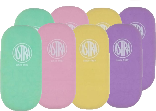 8x Gumka do mazania Astra Pastel Line, 1 sztuka, mix kolorów pastelowych