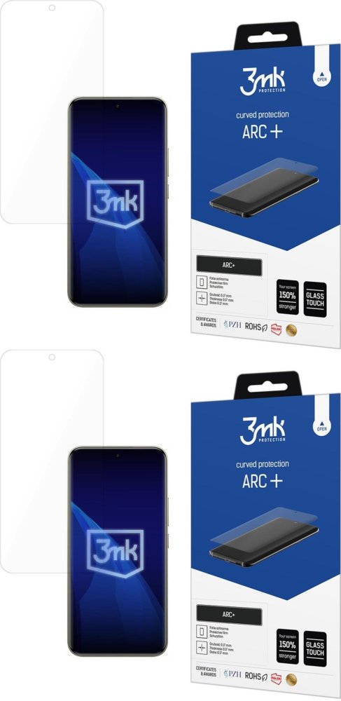2x Folia ochronna na telefon 3mk ARC+, do Xiaomi Redmi Note 15 Pro+ 5G