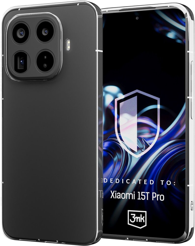 Etui na telefon 3mk Clear Case, do Xiaomi 15T Pro 5G, transparentny