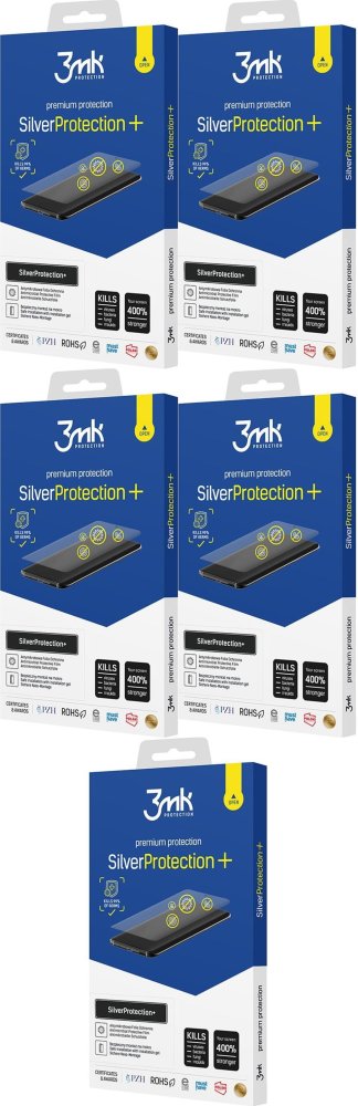 5x Folia ochronna na telefon 3mk SilverProtection+, do Samsung Galaxy S26 Ultra