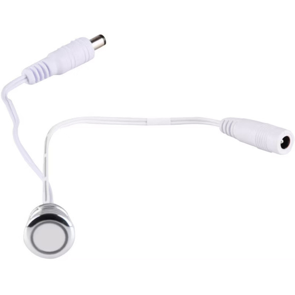 Włącznik dotykowy mini do pasków/taśm LED Biały 12-24V 2A IP20