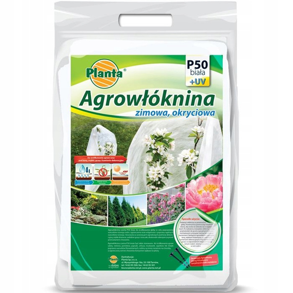 Agrowłóknina zimowa P 50 2,10x10m biała