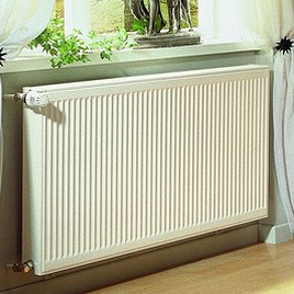 Purmo Compact grzejnik płytowy 55x100 cm podłączenie boczne biały C22 550x1000