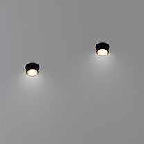 Paulmann Gil lampa podsufitowa 1x6W LED czarny mat/złoty 93378