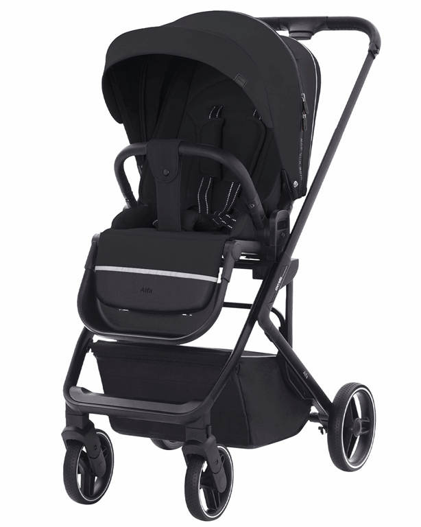 Carrello Alfa - dziecięcy wózek spacerowy-Night Grey