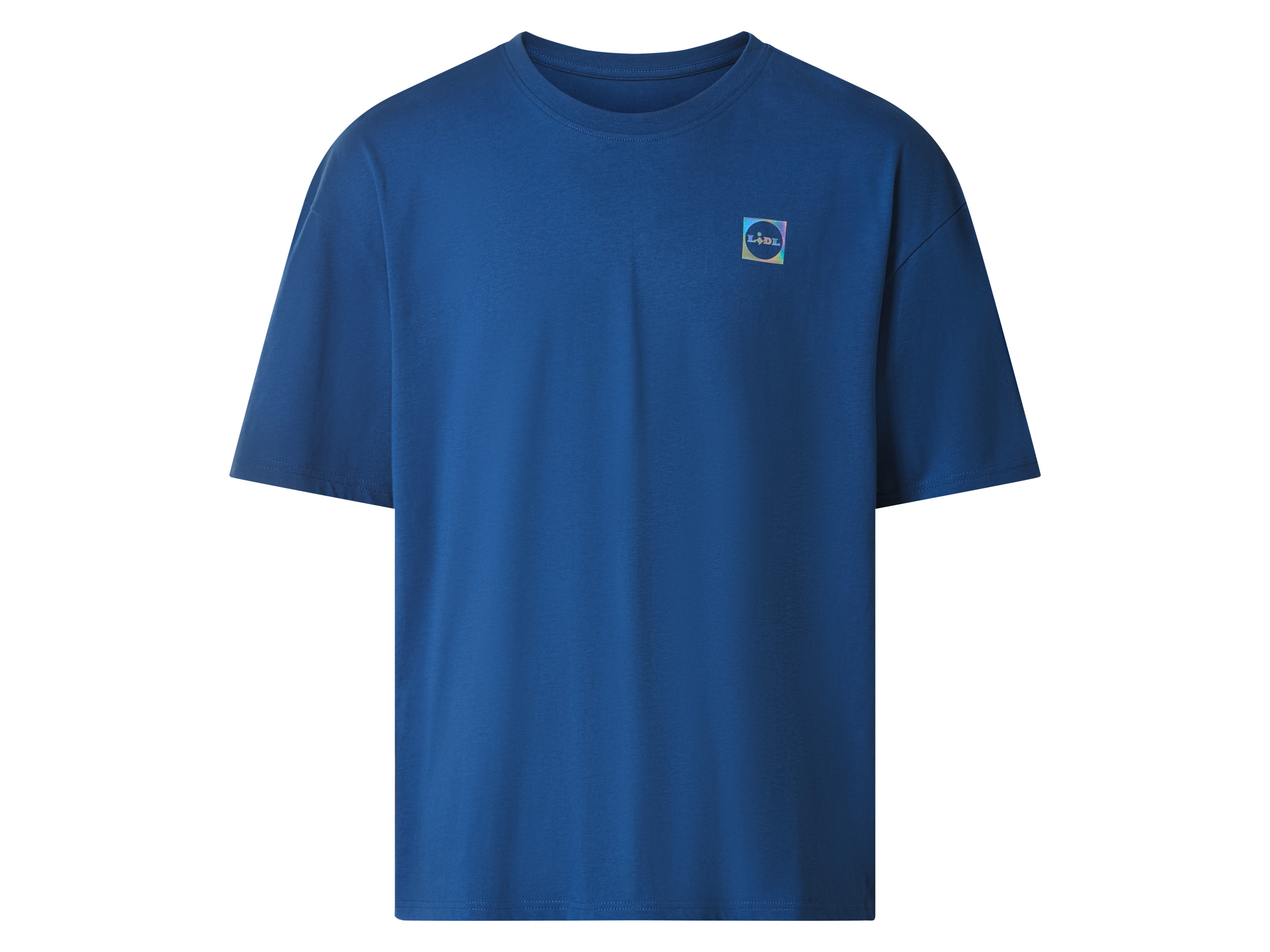 T-shirt męski z biobawełny z kolekcji Lidl Niebieski, Xl56/58