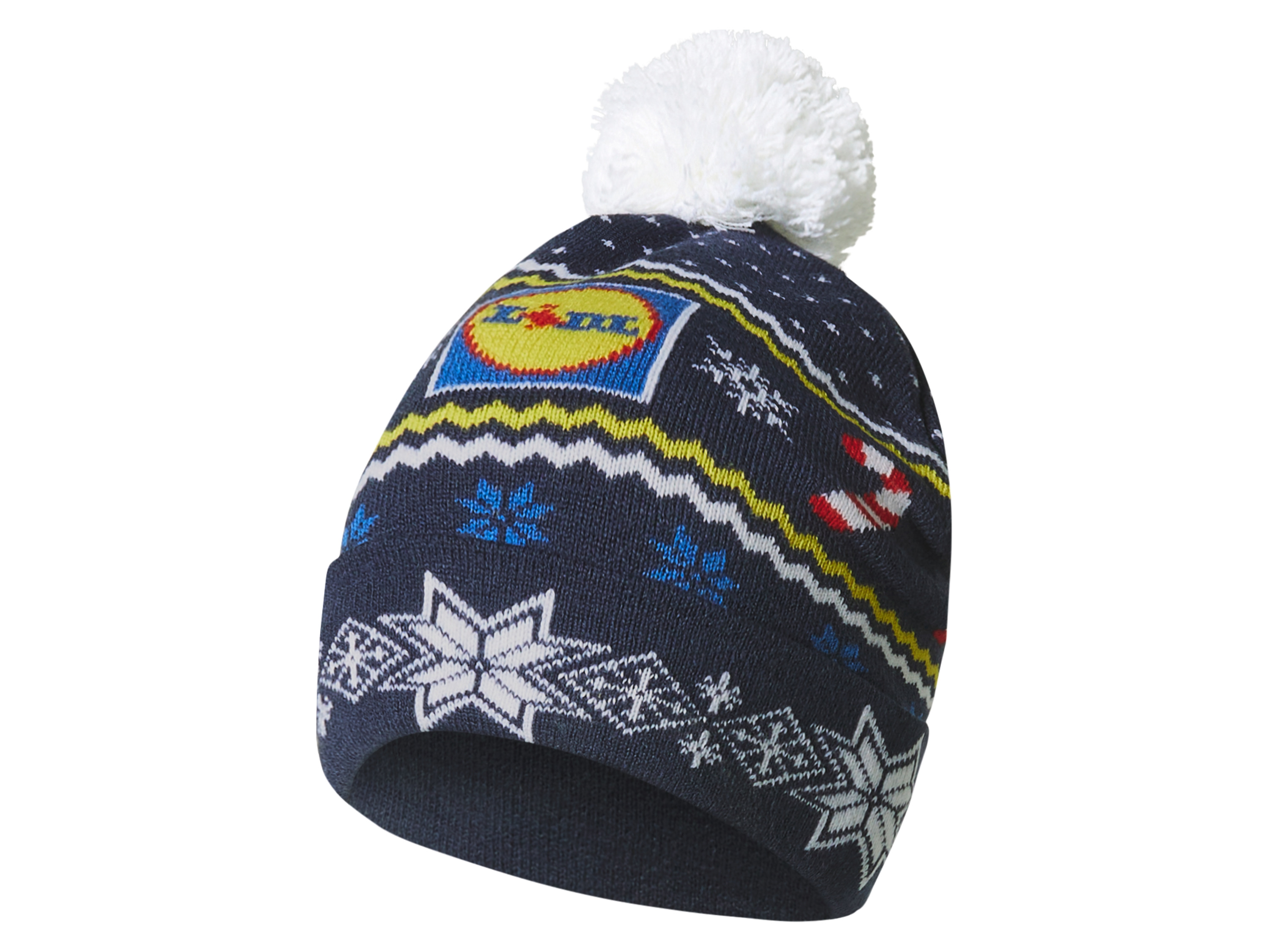 Czapka świąteczna unisex z kolekcji Lidl Fan Granatowy, S/M