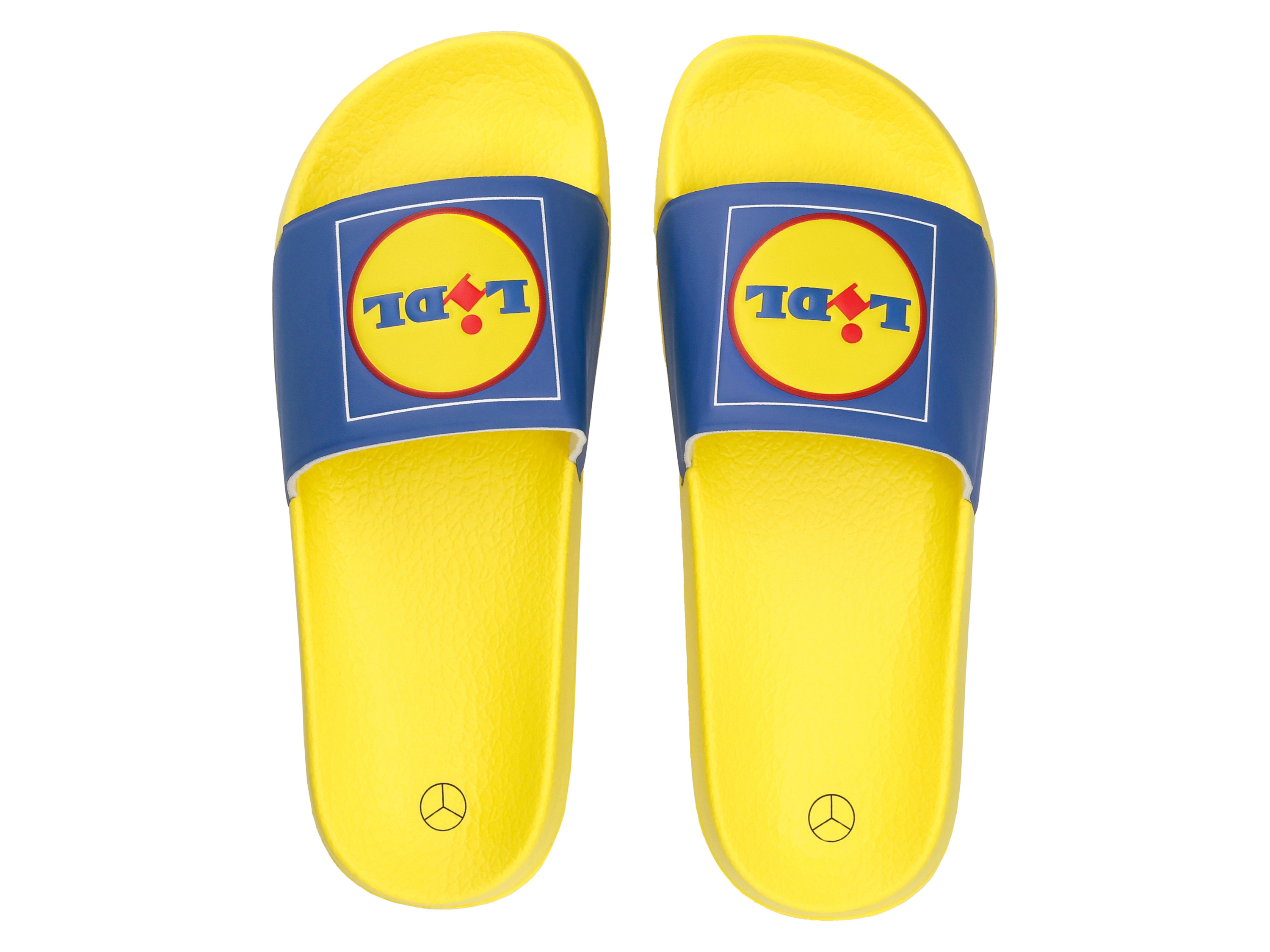Klapki basenowe z kolekcji Lidl Żółty, 42/43