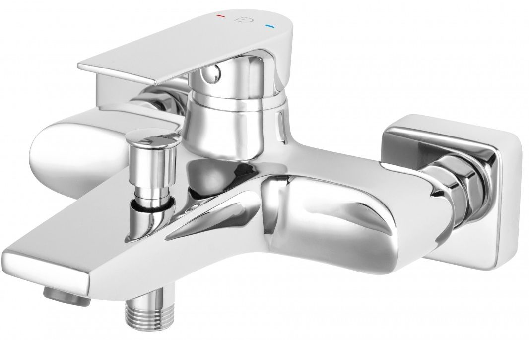 Darmowa Dostawa - Bateria wannowo-prysznicowa ścienna chrom FDesign Pinea FD1PNA111