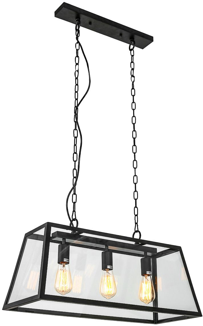 Darmowa Dostawa - Lampa wisząca 3x60 W czarna Italux Laverno MD1026213B