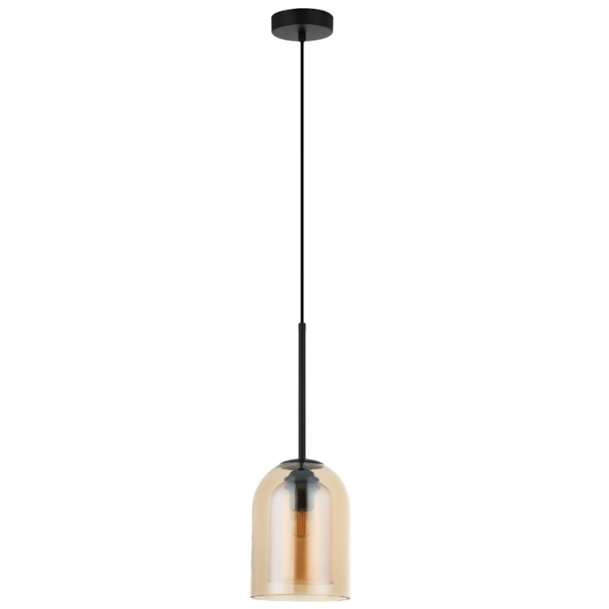 Darmowa Dostawa - Lampa wisząca 1x15 W bursztynowa Light Prestige Elaris LP81031PAM