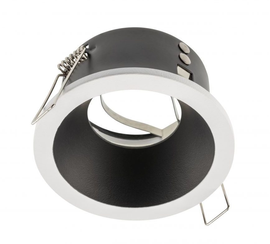 Darmowa Dostawa - Lampa do zabudowy 1x W biała-czarna GTV Elva OPELVAOBC11