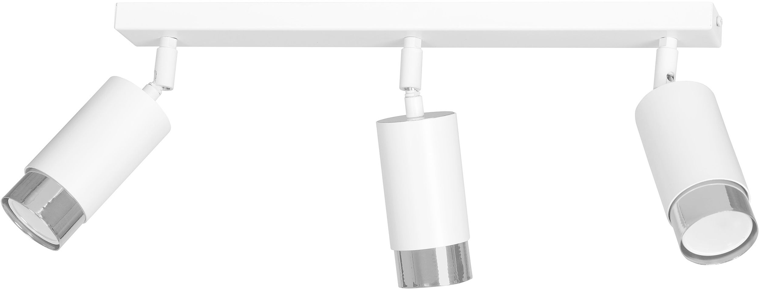 Darmowa Dostawa - Lampa podsufitowa 3x8 W biała-chrom Emibig Hiro 9623