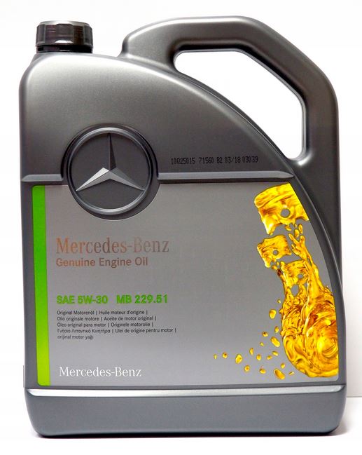 MERCEDES-BENZ ORYGINALNY 5W30 MB229.51 5L - Petrostar