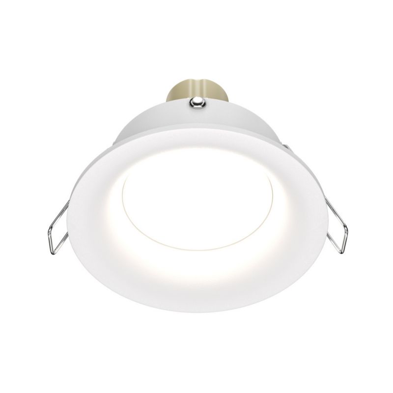 Oprawa sufitowa wpuszczana Maytoni Slim biała 1 x GU10 x 50W IP20 wym: 3 x 8,5 x 8,5 cm okrągła - 1 szt.