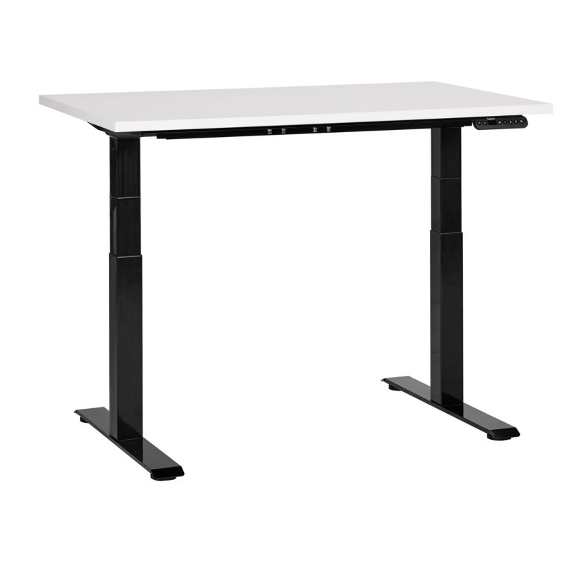 Biurko regulowane elektrycznie Destines Biały/ czarny 120 cm 72 cm 1 szt.