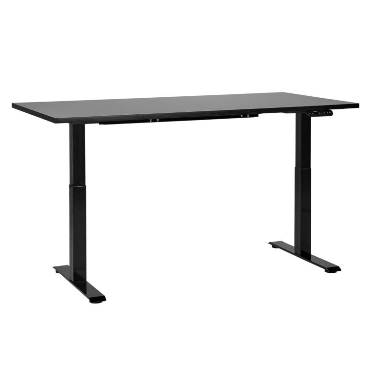 Biurko regulowane elektrycznie Destines Czarny 160 cm 72 cm 1 szt.