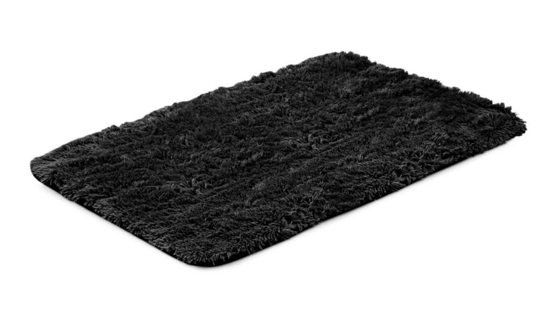 Dywan Shaggy Aio Factory 80x120 cm antyslip czarny 1szt