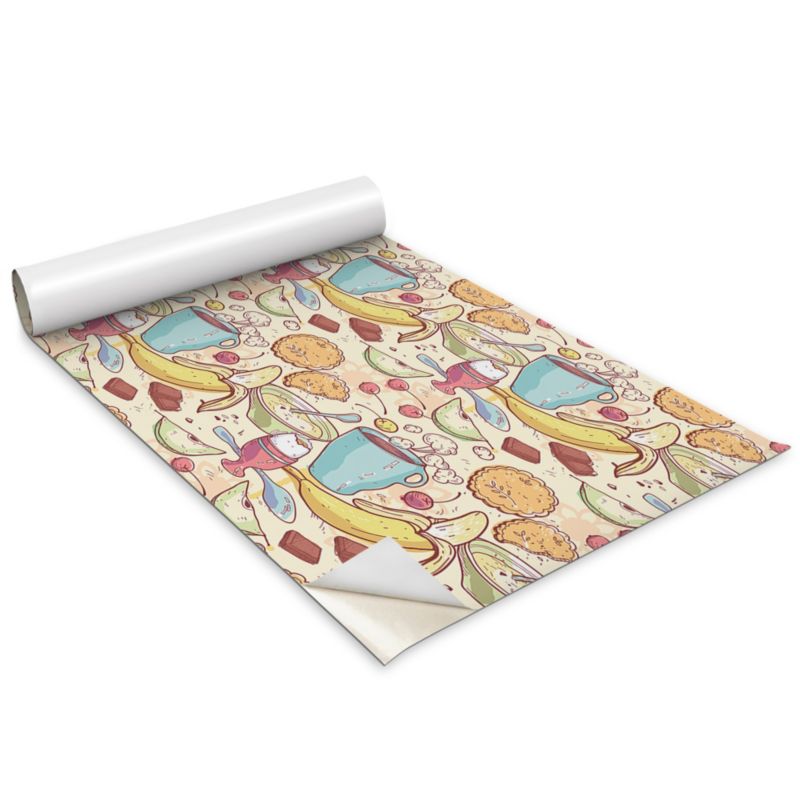 Okleina Na Szafki Kuchenne Wallfluent 100x50 cm Bajkowy motyw do kuchni Okleina Do Mebli DIY 1 rol.