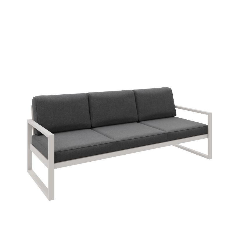 Sofa ogrodowa Bettso Alicante trzyosobowa na kaszmirowych nogach szary 1szt.