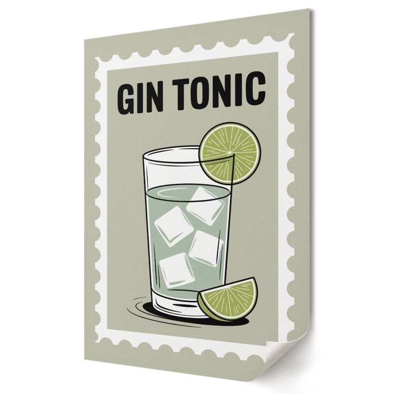 Plakat Wallfluent Format A3 Gin Tonic Studio Mono Atelier 1 szt.
