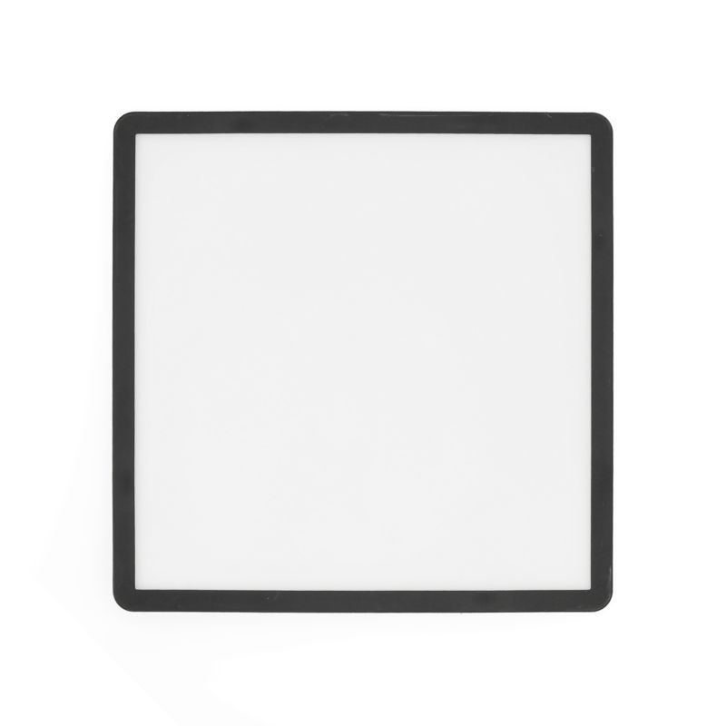 Plafon LED Kobi kwadrat 24W 3cct IP54 czarny 1szt.