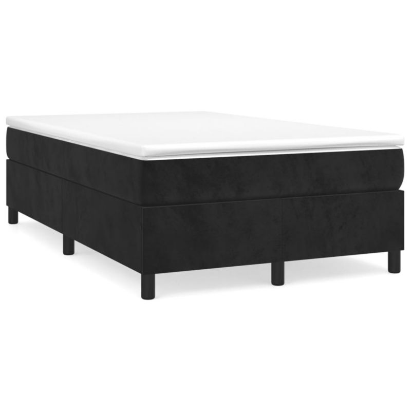Łóżko kontynentalne WaszeMeble 120x200 cm czarne WM-3144671 1 szt.