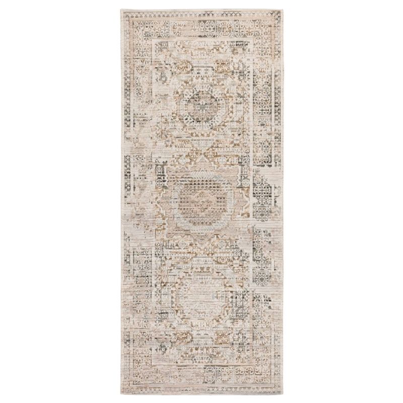 Dywan chodnik wełniany Sahara e-floor 80x200 cm klasyczny vintage beżowy 1 szt