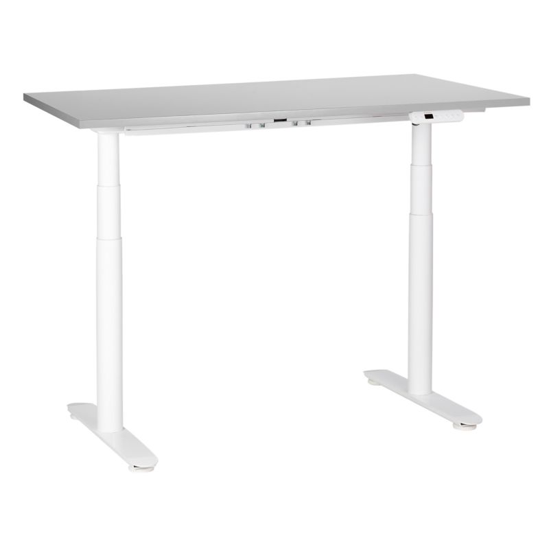Biurko regulowane elektrycznie Destinas Szary/ biały 120 cm 72 cm 1 szt.