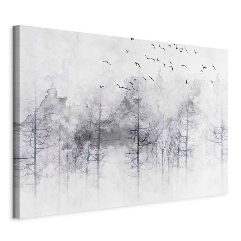 Obraz Artgeist Zimowy las 90 x 60 cm flizelina 1 szt