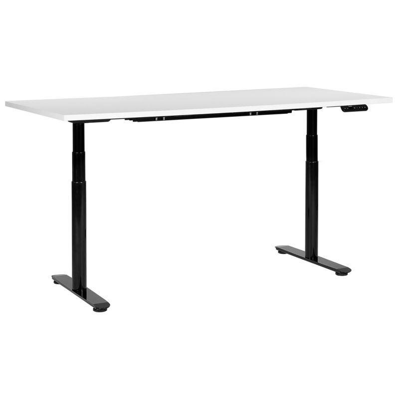 Biurko regulowane elektrycznie Destinas Biały/ czarny 180 cm 80 cm 1 szt.
