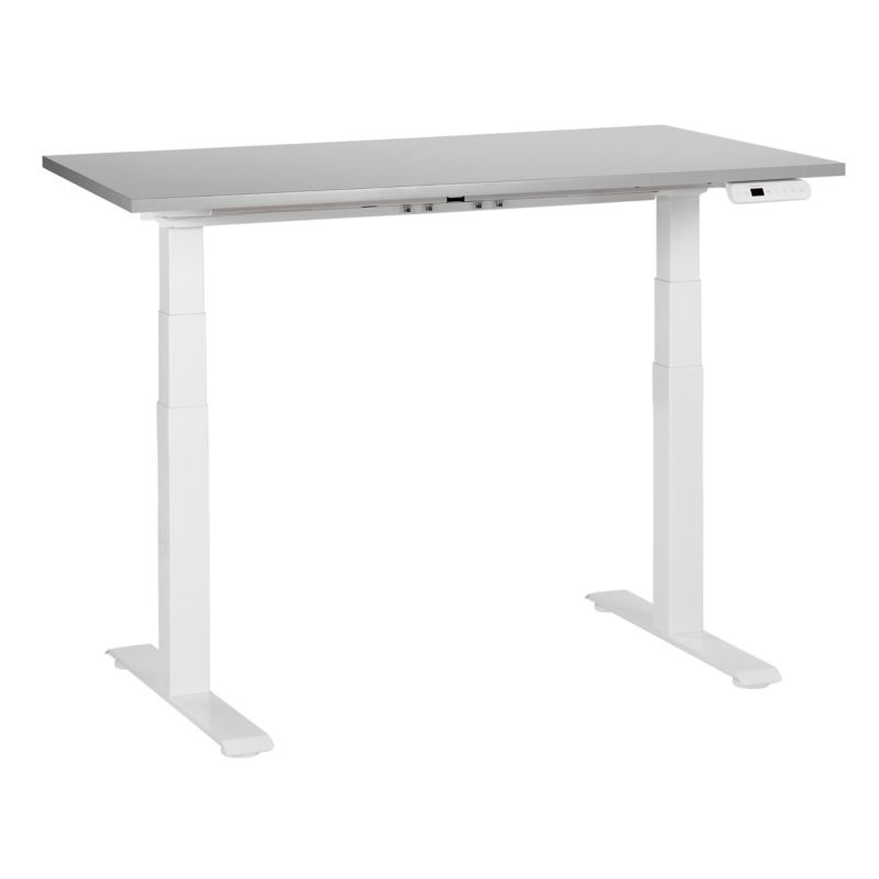 Biurko regulowane elektrycznie Destines Szary/ biały 120 cm 72 cm 1 szt.