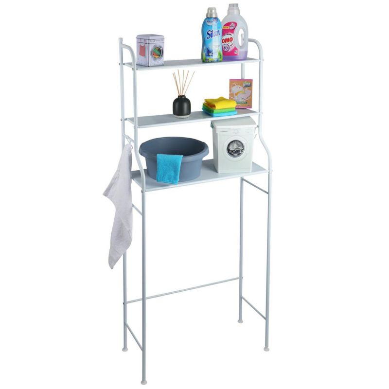 Regał nad pralkę Bathroom Solutions metalowy 3 półki 155x65x25 cm 1 szt.