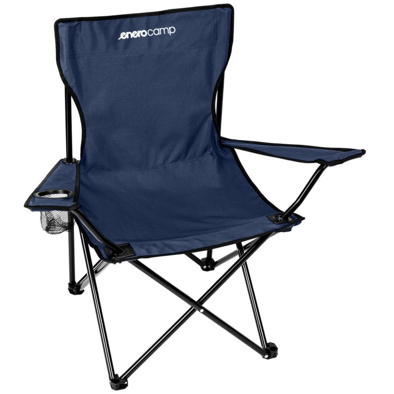 Krzesło Enero Camp turystyczne składane 50X50X80cm granatowe 1szt