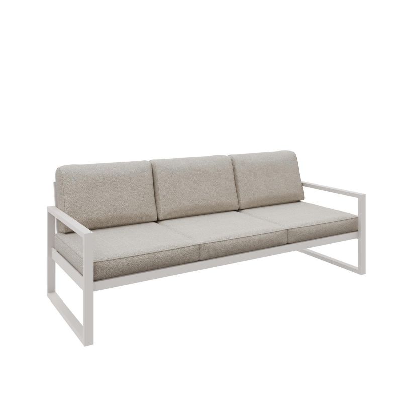 Sofa ogrodowa Bettso Alicante trzyosobowa na kaszmirowych nogach kremowy 1szt.