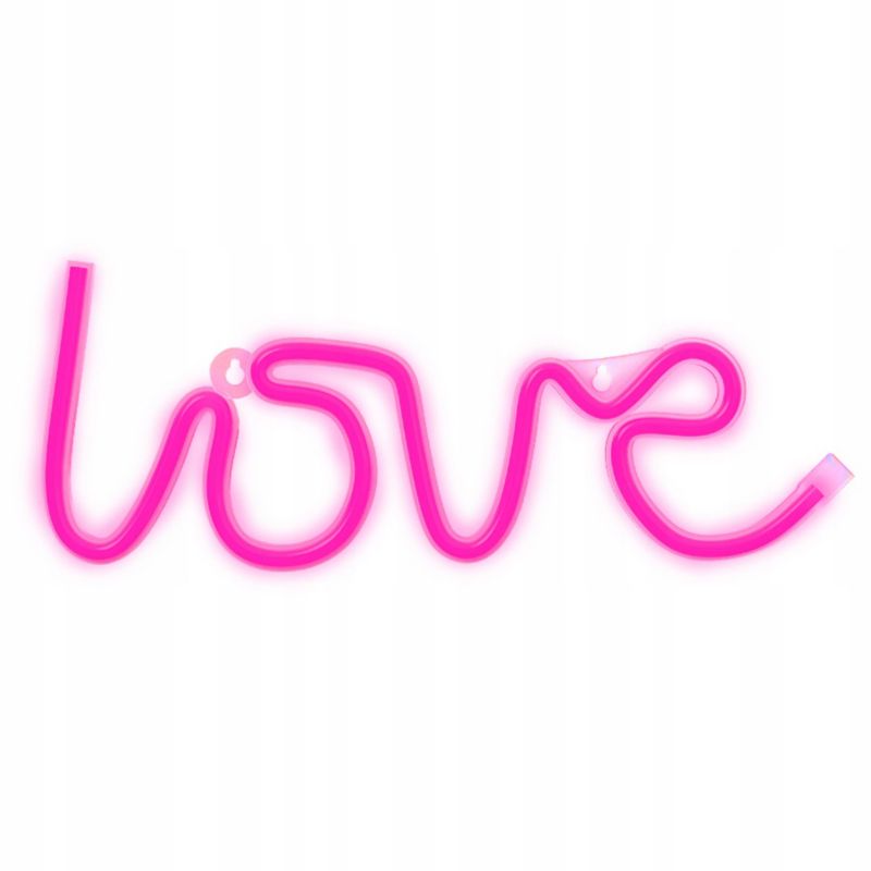Neon LED Forever Light love kinkiet różowy 1 szt.