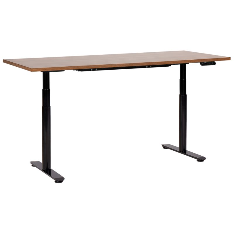 Biurko regulowane elektrycznie Destinas Brązowy/ czarny 180 cm 80 cm 1 szt.