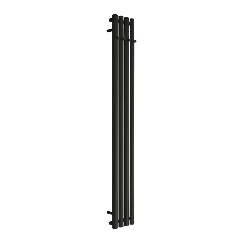 Grzejnik łazienkowy dekoracyjny Oltens Stang czarny mat 150x20,5 cm, 390W, 1 szt.