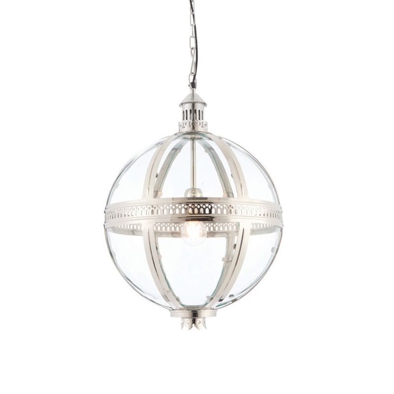 Lampa sufitowa szklana kula Endon VIENNA mosiądz 1xE27x40W IP20 - 1 szt
