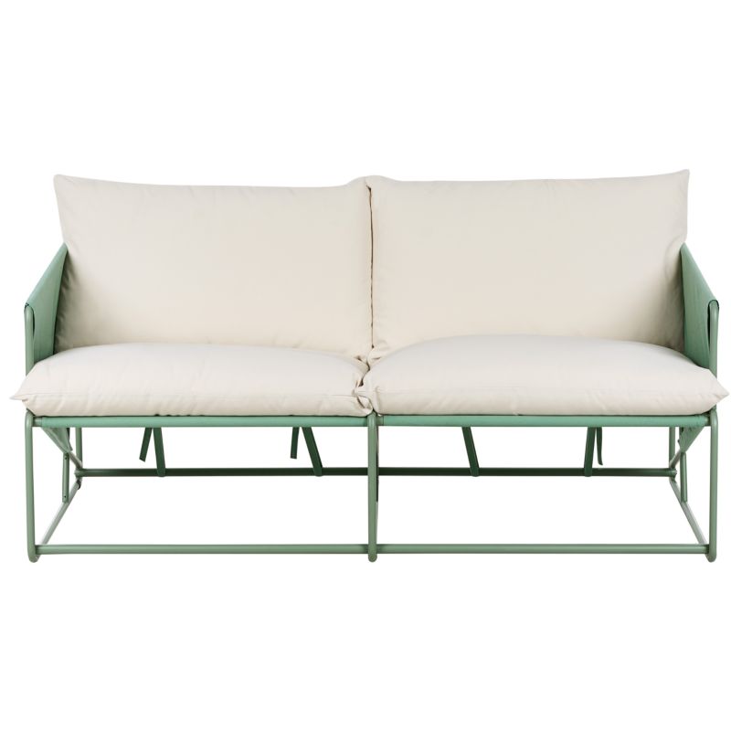 Sofa ogrodowa dla 2 osób Ponte Metal Zielony 1 szt.