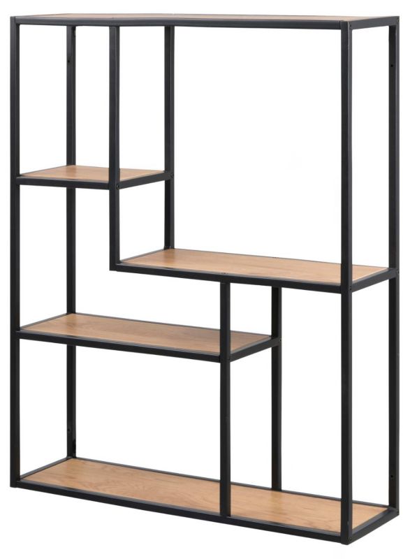 Regał wiszący Oxford VIII na książki i dekoracje INTESI metalowy industrialny 75 cm 1 szt.