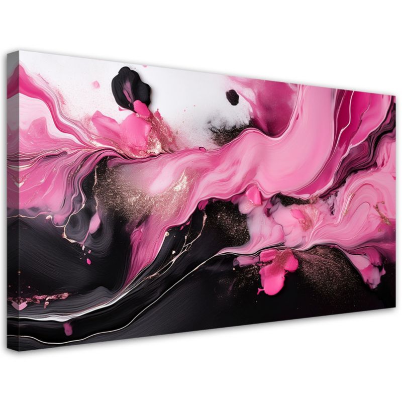 Obraz na płótnie Feeby Różowa Abstrakcja Loft 80x40cm 1szt