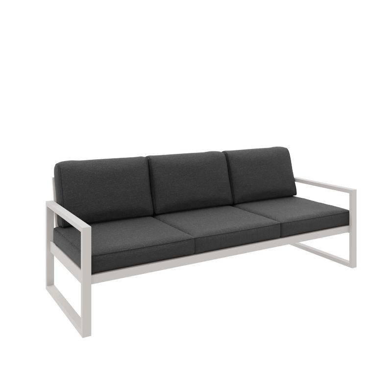 Sofa ogrodowa Bettso Alicante trzyosobowa na kaszmirowych nogach grafit 1szt.